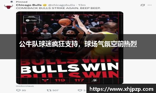 公牛队球迷疯狂支持，球场气氛空前热烈